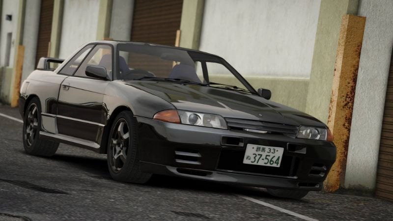 รถยนต์ N logo Skyline R32