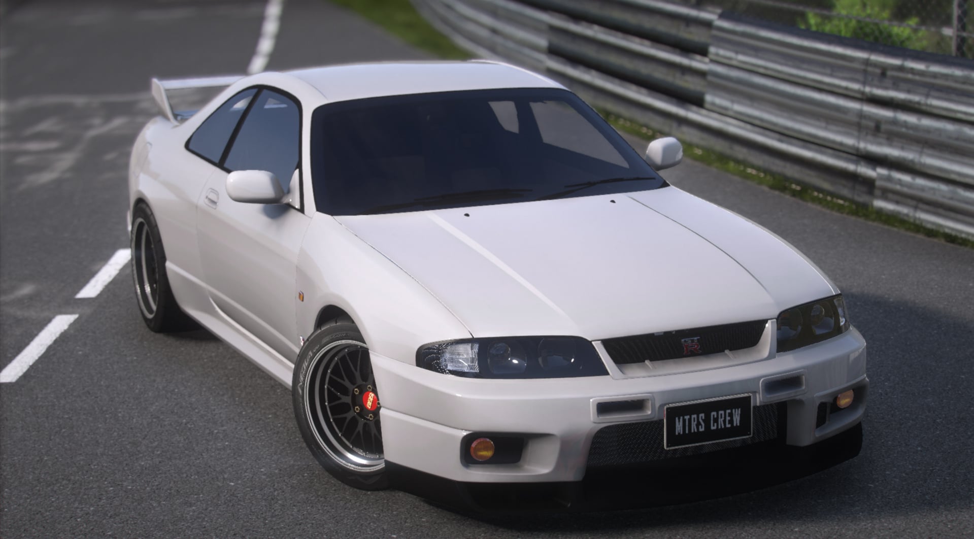 รถยนต์ N logo Skyline R33