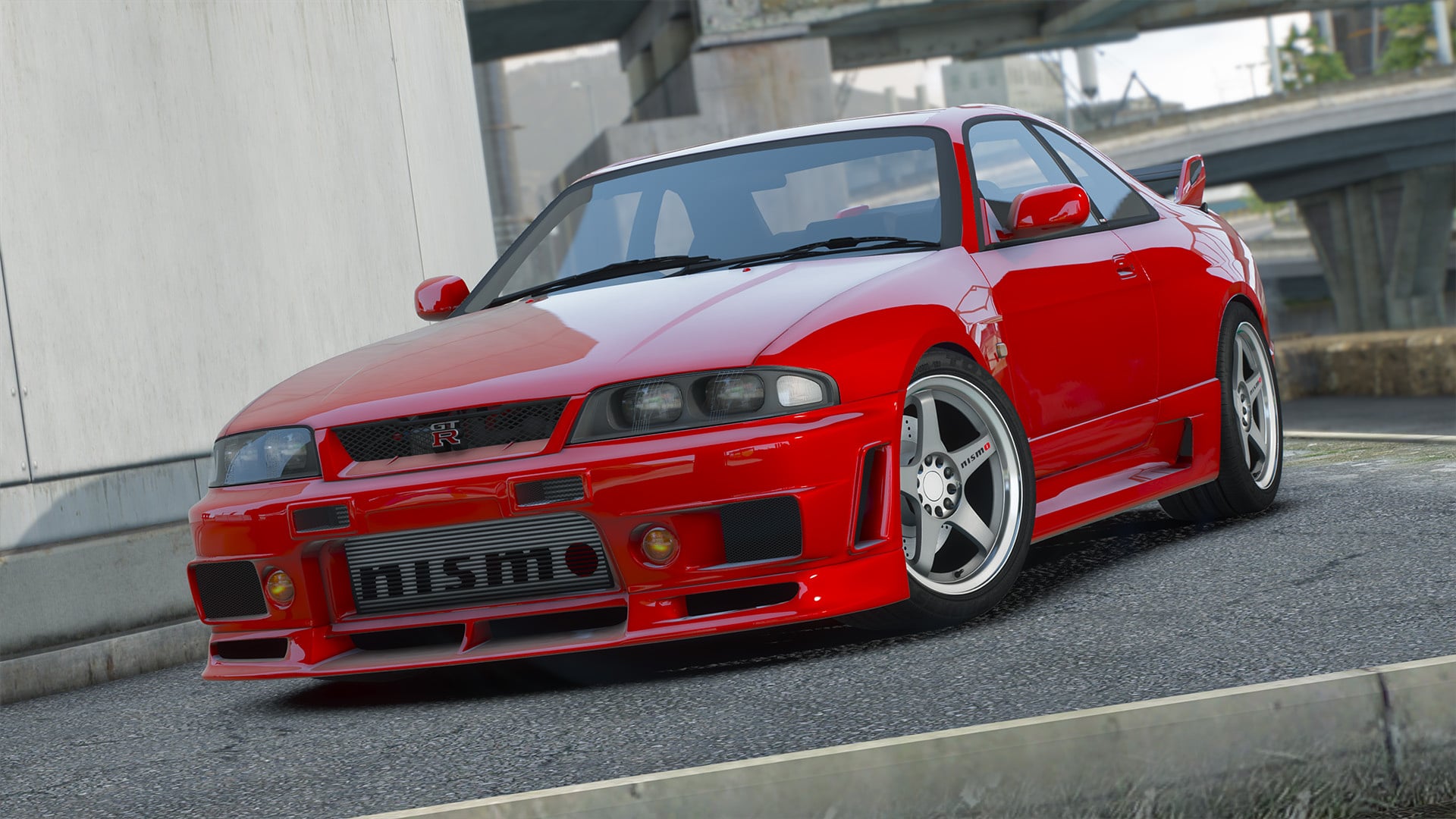 รถยนต์ N logo Skyline R33 400R
