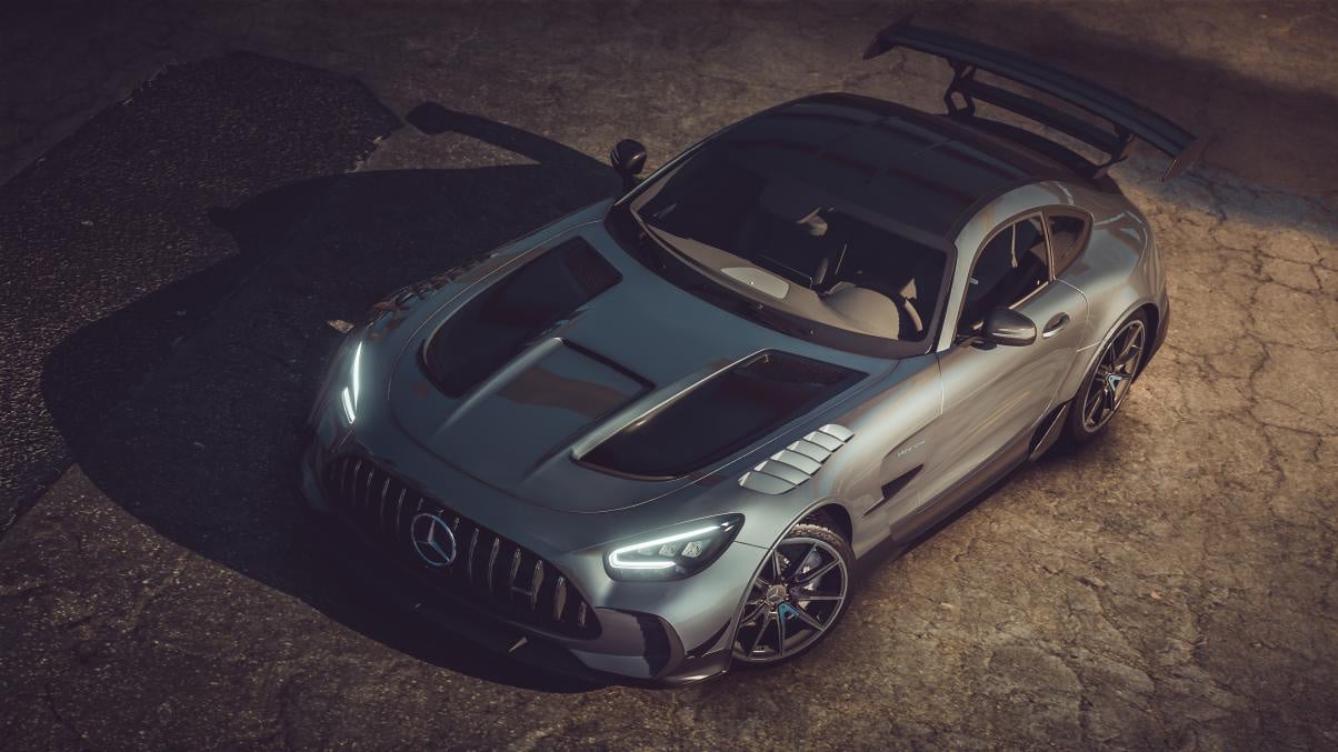 รถยนต์ BZ logo AMG GT Black Series