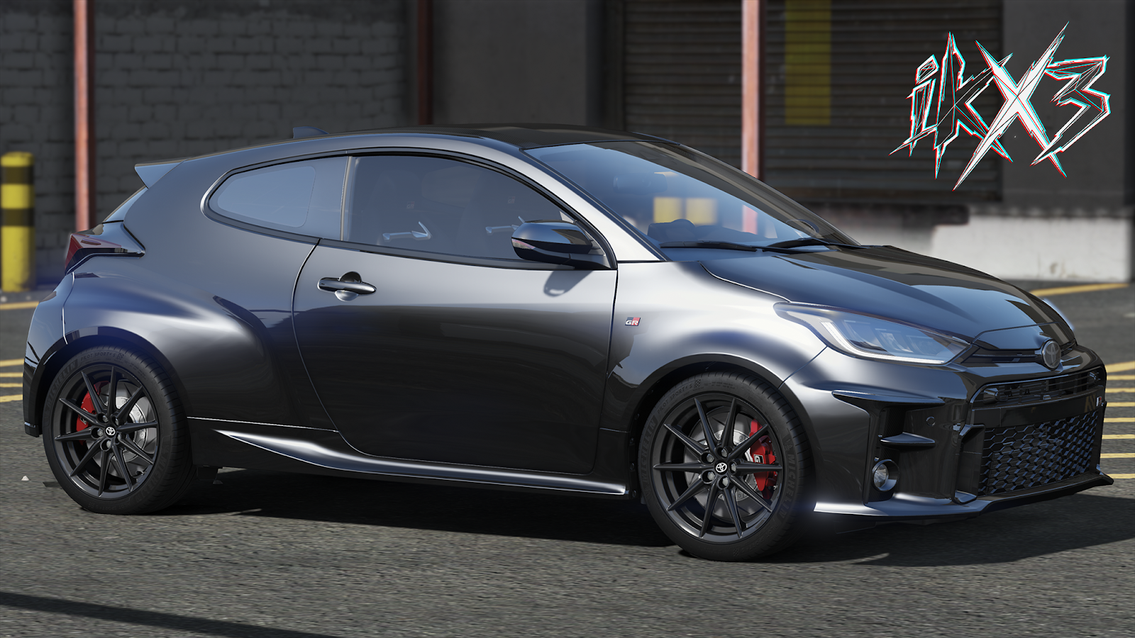 รถยนต์ T logo GR YARIS