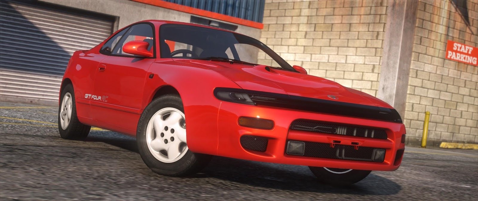 รถยนต์ T logo Celica GTFOUR T180