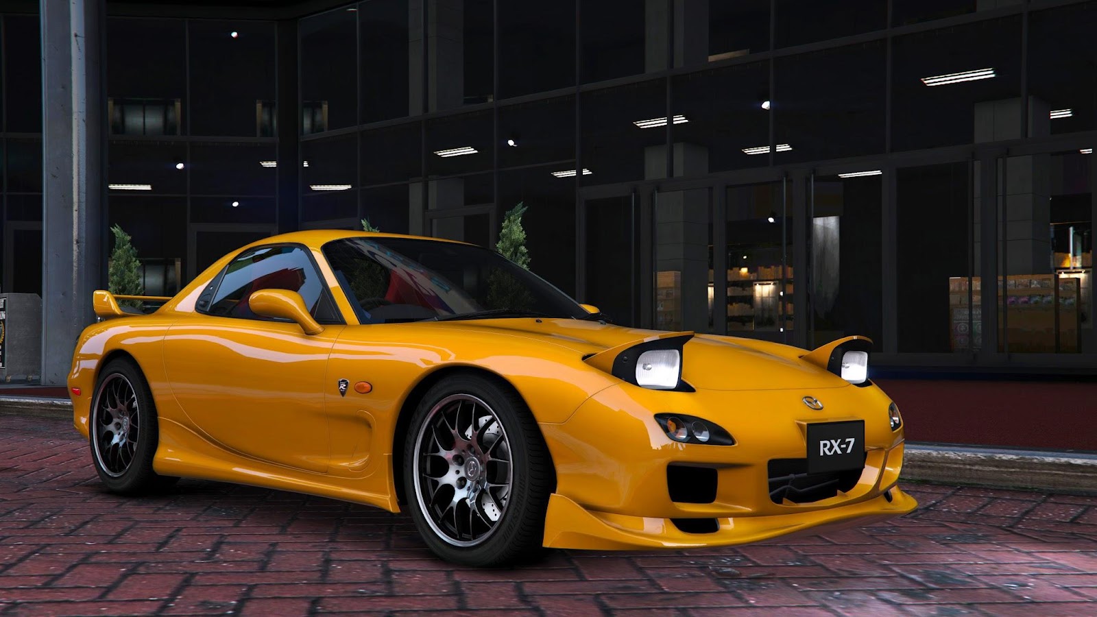 รถยนต์ M logo RX7 FD