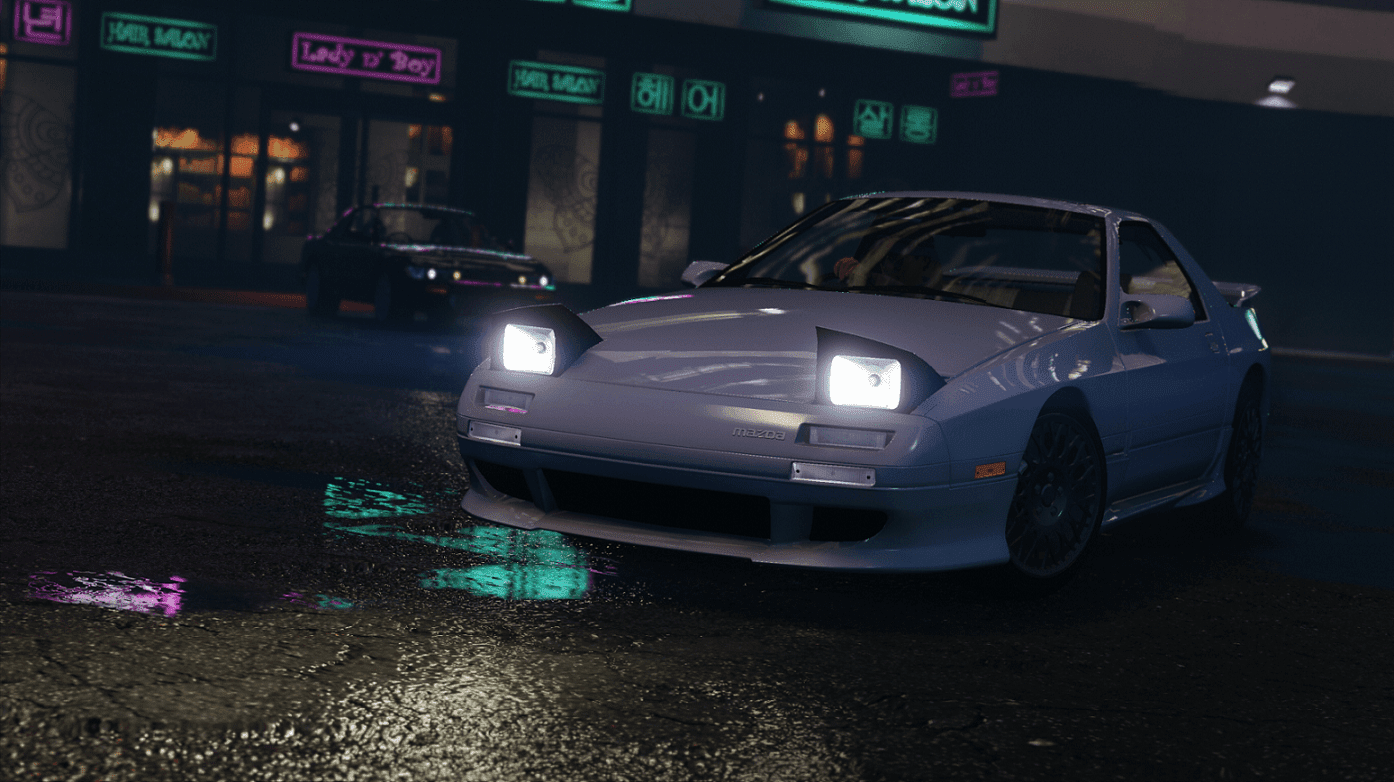 รถยนต์ M logo RX7 FC